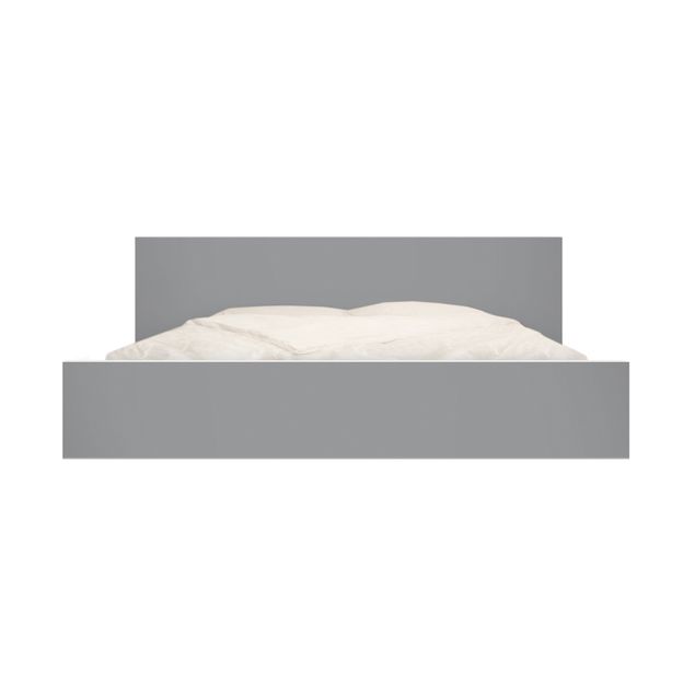 Papier adhésif pour meuble IKEA - Malm lit 160x200cm - Colour Cool Grey