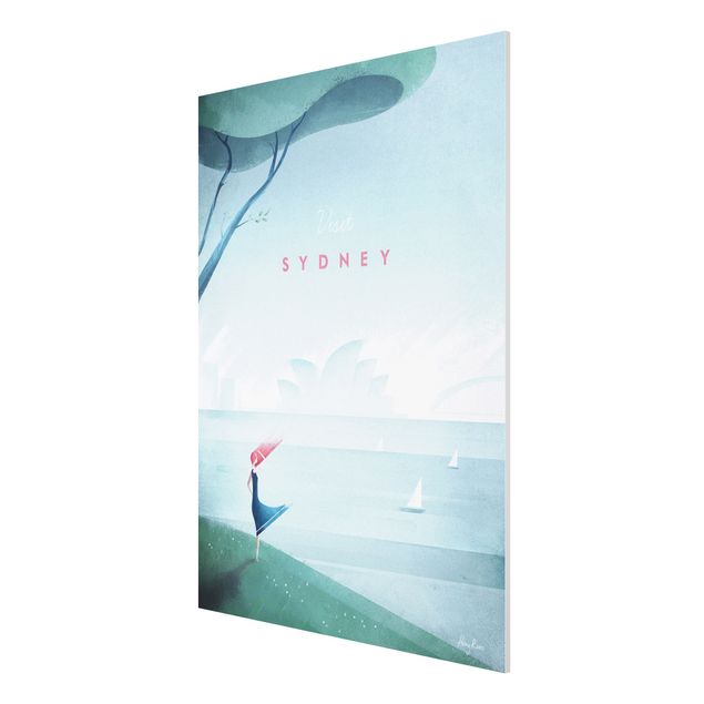 Tableau bord de mer Poster de voyage - Sidney