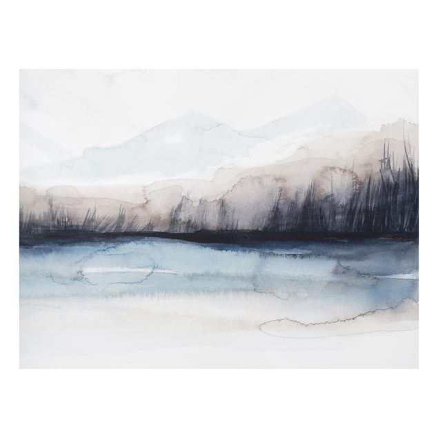 Fond de hotte - Lakeside With Mountains I