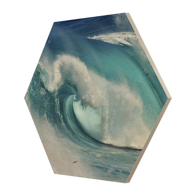 Hexagone en bois - Raging Waves