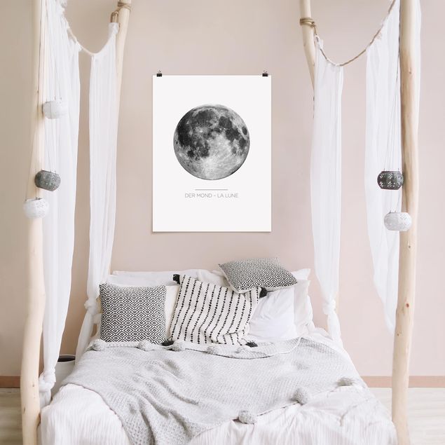 Tableaux modernes The Moon - La Lune