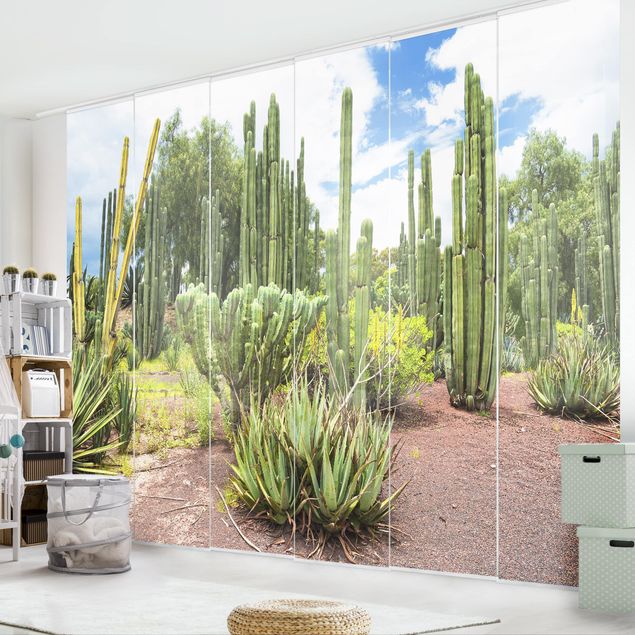 Déco mur cuisine Paysage de cactus