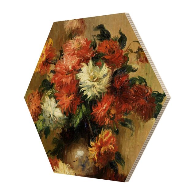 Tableaux muraux Auguste Renoir - Nature morte avec des dahlias