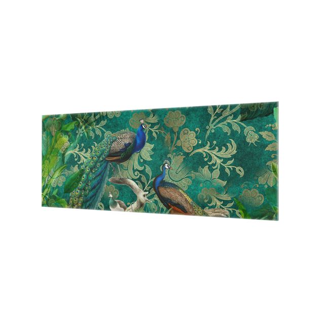 Fond de hotte - Shabby Chic Collage - Noble Peacock II