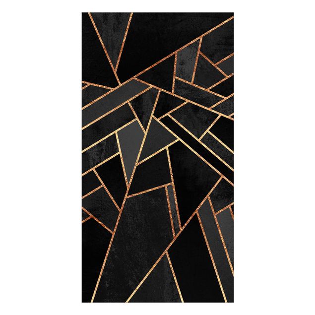 Revêtement mural de douche - Black Triangles Gold