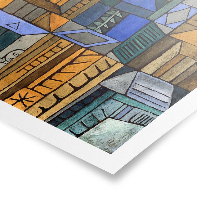 Poster architecture Paul Klee - Fraîcheur naissante