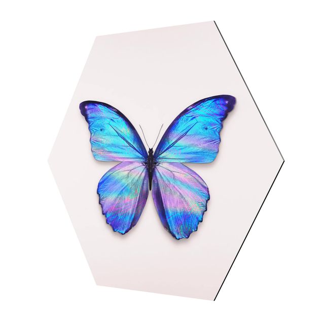 Tableau reproduction Papillon Holographique