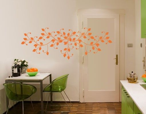 Sticker mural - No.UL906 sinuous Tendril