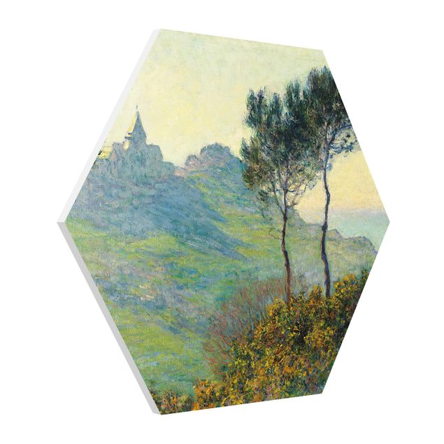 Tableaux Artistiques Claude Monet - L'église de Varengeville au soleil couchant