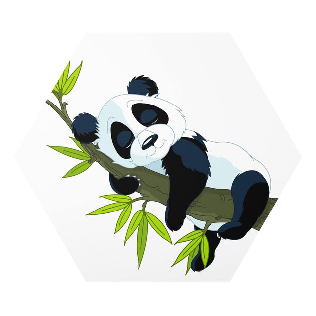 Tableau moderne Panda endormi