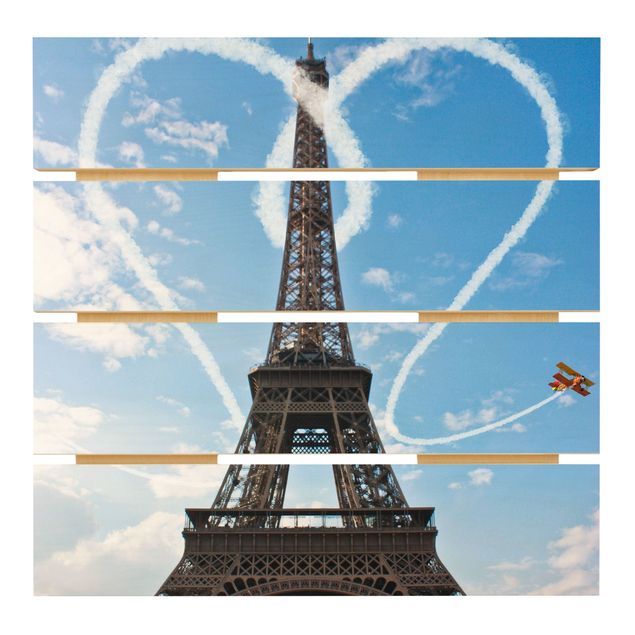 Impression sur bois - Paris - City Of Love