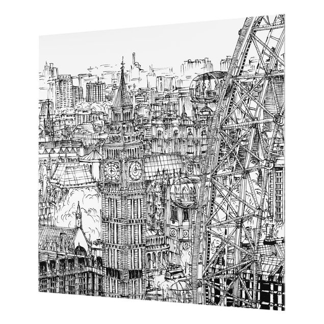 Fond de hotte - City Study - London Eye