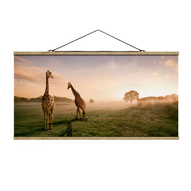 Tableau moderne Surreal Giraffes
