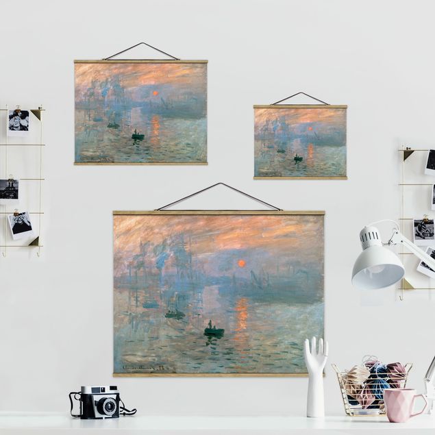 Tableau deco nature Claude Monet - Impression (lever de soleil)