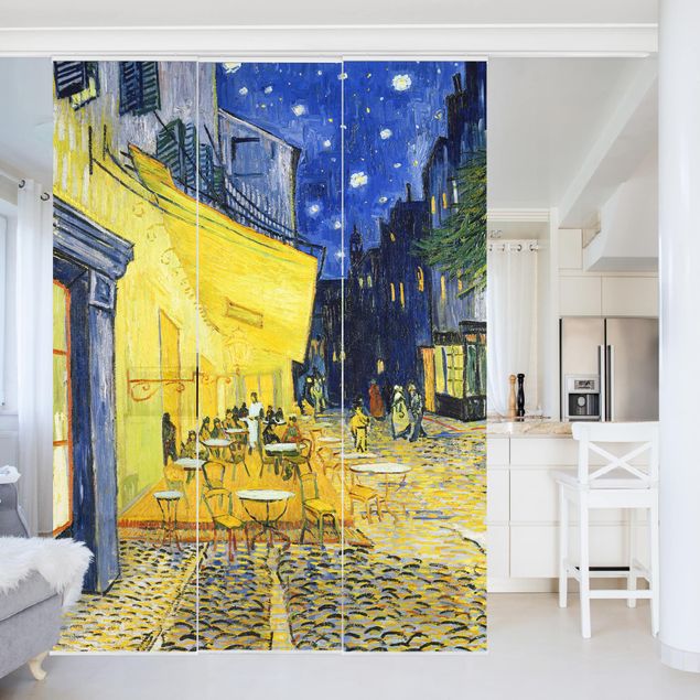 Set de panneaux coulissants - Vincent van Gogh - Café Terrace at Night