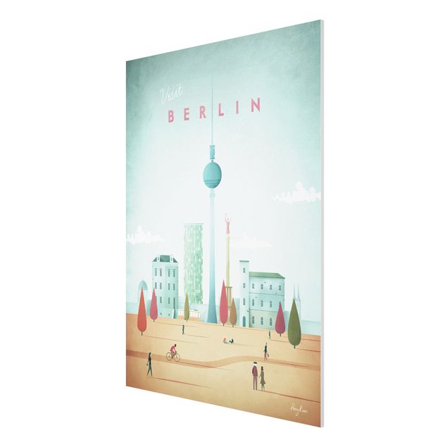 Tableau vintage Poster de voyage - Berlin