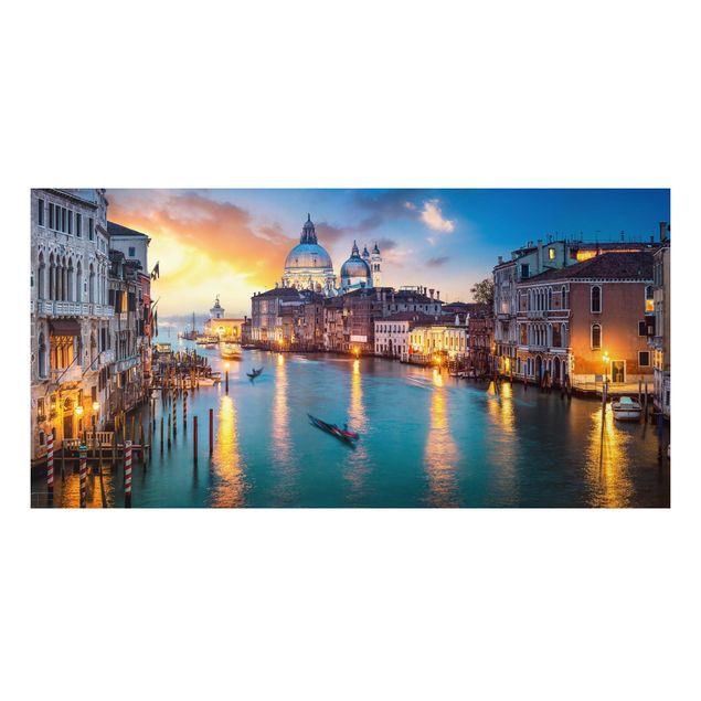 Tableau paysage Coucher de soleil à Venise