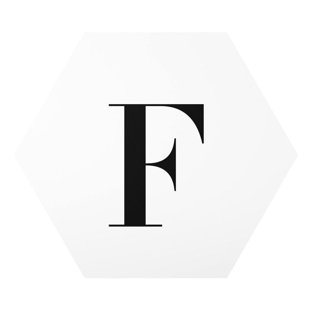Tableaux forex Lettre Serif Blanc F