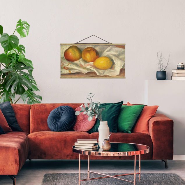 Tableaux Impressionnisme Auguste Renoir - Deux pommes et un citron
