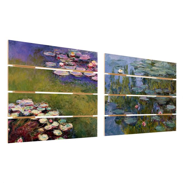 Tableaux muraux Claude Monet - Lot de lys