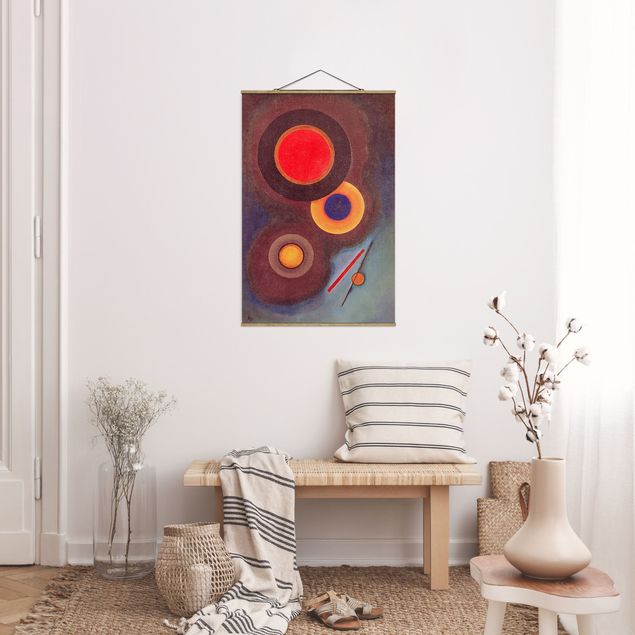 Tableau expressionnisme Wassily Kandinsky - Cercles et lignes