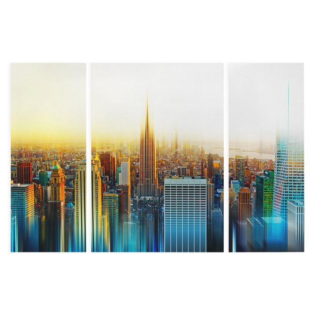Tableau moderne Abstrait de Manhattan