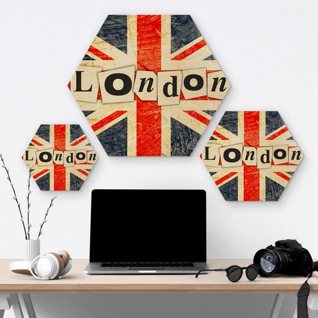 Hexagone en bois - Yeah London