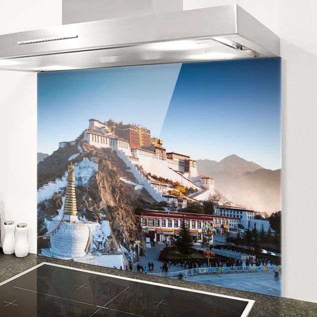 Déco mur cuisine Palais du Potala au Tibet