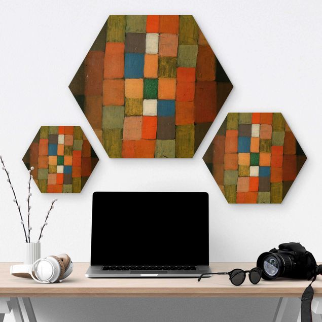 Hexagone en bois - Paul Klee - Static-Dynamic Increase