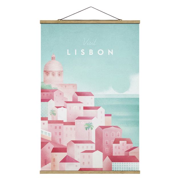 Tableaux reproductions Poster de voyage - Lisbonne