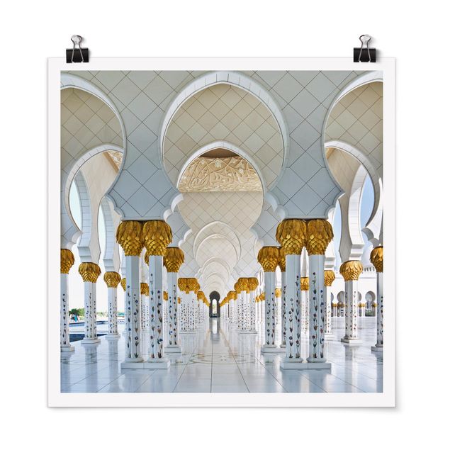 Tableau spirituel Mosquée à Abu Dhabi