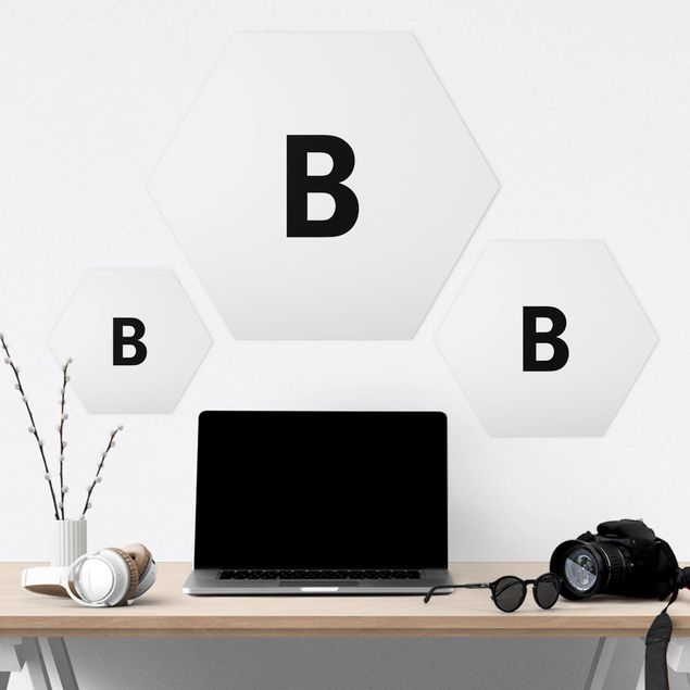 Hexagone en forex - Letter White B