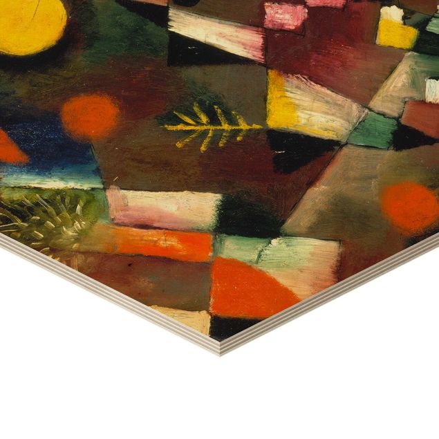 Hexagone en bois - Paul Klee - The Full Moon