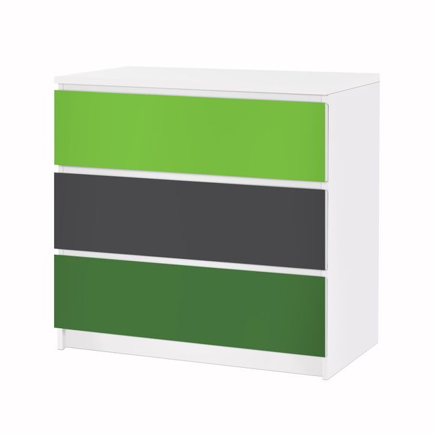 Papier adhésif pour meuble IKEA - Malm commode 3x tiroirs - Colour Set Spring
