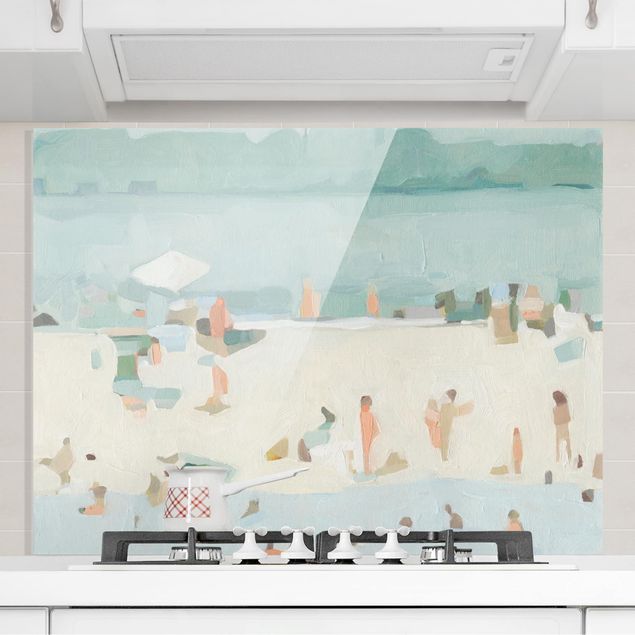 Déco murale cuisine Banc de sable dans la mer I