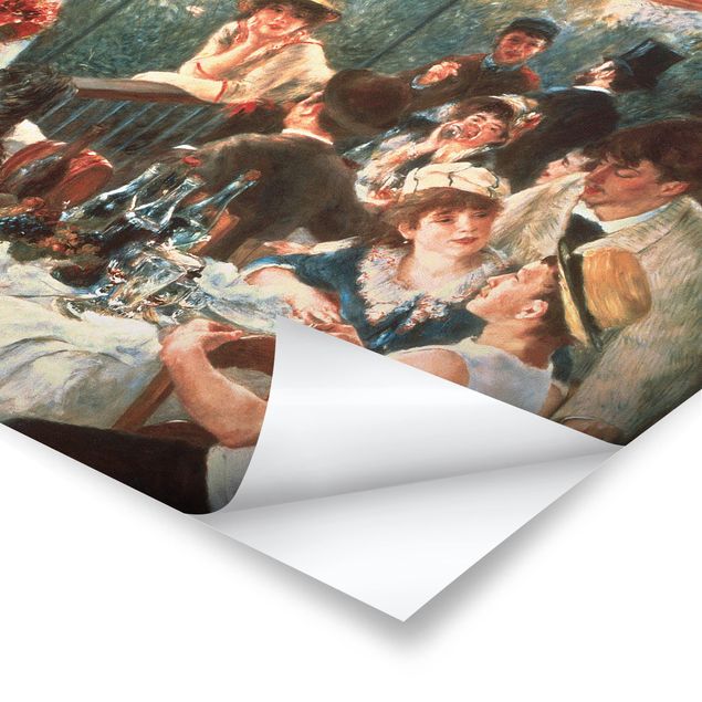 Tableaux multicolore Auguste Renoir - Déjeuner de la fête du bateau