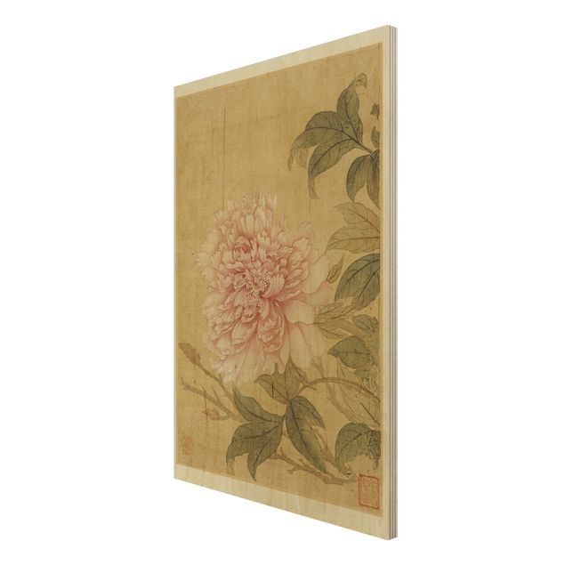 Tableau décoration Yun Shouping - Chrysanthème