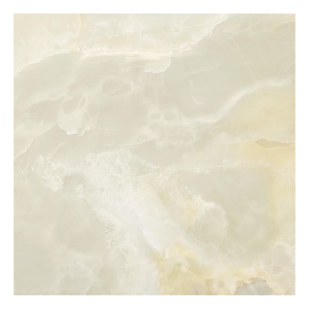 crédence cuisine en verre Onyx Marble Cream
