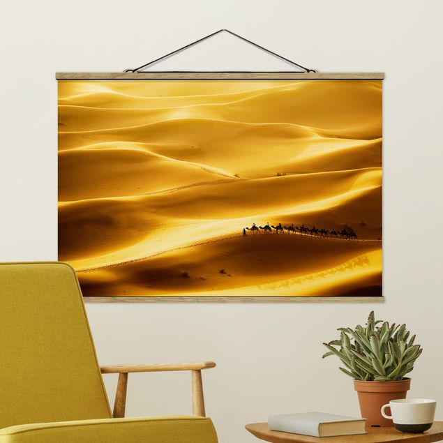 Déco mur cuisine Dunes d'or