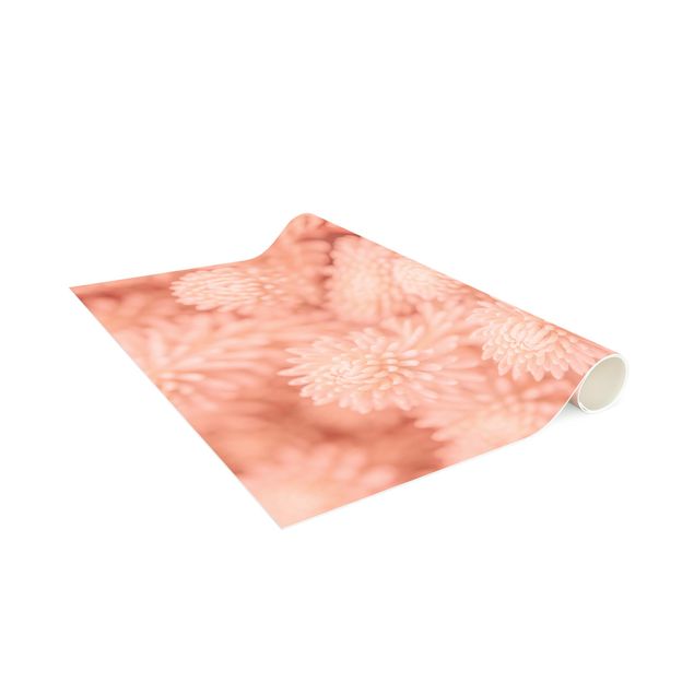 tapis salon moderne Sedum magique rose pâle