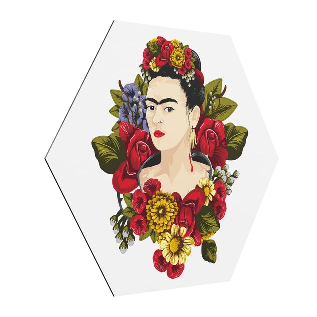 tableaux floraux Frida Kahlo - Roses