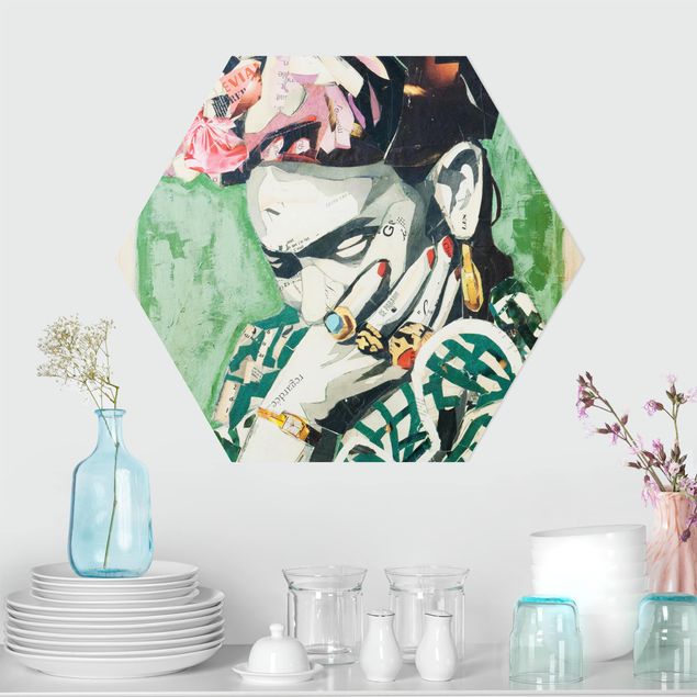 Décorations cuisine Frida Kahlo - Collage No.3