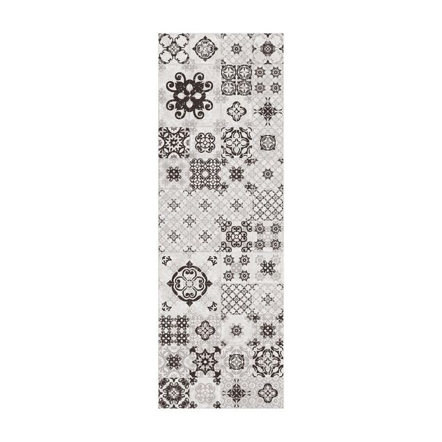 tapis imitation carreaux de ciment Carreaux de Céramique Gris Agadir