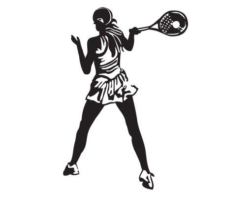 Sticker mural - No.UL981 Tennis Player