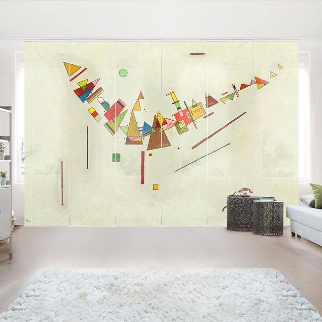 Set de panneaux coulissants - Wassily Kandinsky - Angular Swing