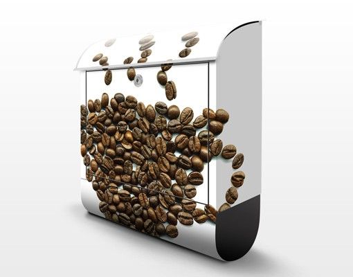 Boites aux lettres Tasse de grains de café