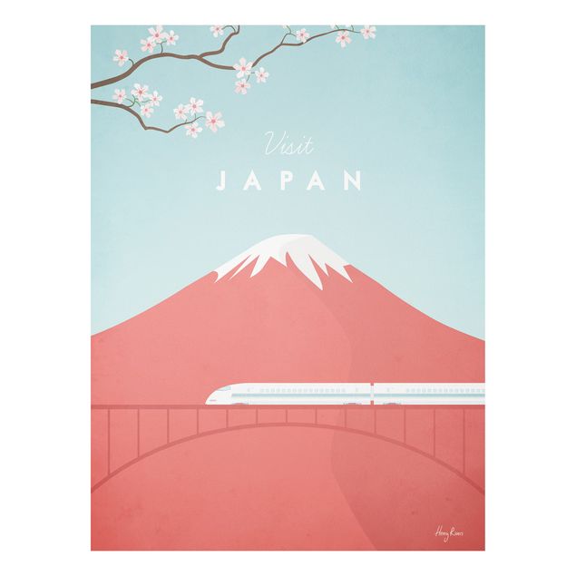 Tableau paysages Poster de voyage - Japon