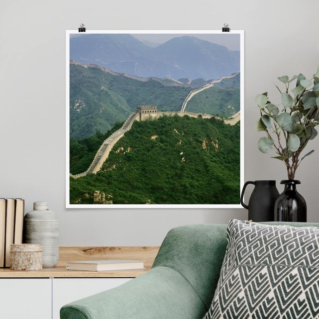 Tableaux paysage La Grande Muraille de Chine à l'air libre