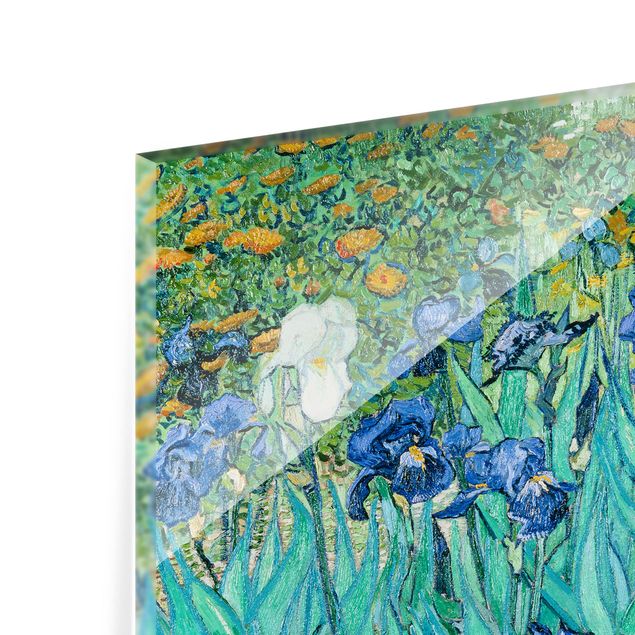 Fonds de hotte avec fleurs Vincent Van Gogh - Iris