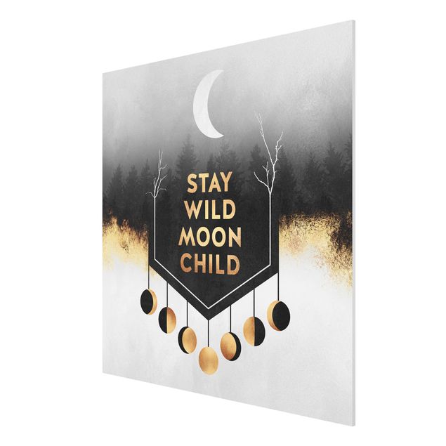 Tableaux abstraits Stay Wild Moon Child